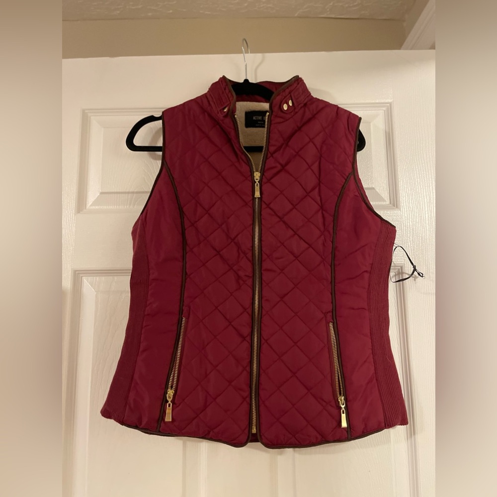 Maroon Vest- Medium